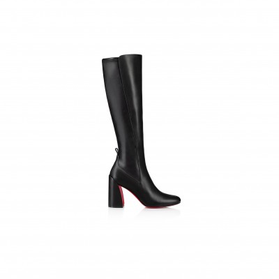 CHRISTIAN LOUBOUTIN JANE BOTTA 85 MM BOOTS-CALF LEATHER AND NAPPA LEATHER-BLACK-WOMEN 3240786BK01